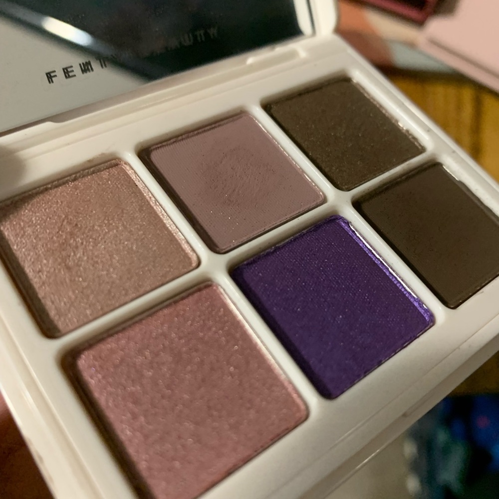 6 eyeshadow palette from fenty. Gorgeous mauve/purple/brown shades - Picture 3 of 5